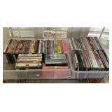 MMM027 Two Storage Bins Of DVD’s Including Star Trek Sets