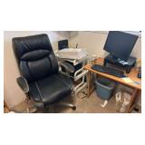 MMM136 - Monitor, Printer, Routers, Office Chair & Other Office Items