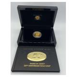 MMM203-US Mint 2017 American Liberty 225th Anniversary 1 Troy oz. Fine Gold Coin