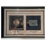 MMM210-1st US Commemorative Coin & Stamp