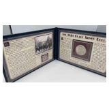 MMM211-1921 Peace Silver Dollar & 1919 Commemorative Stamp