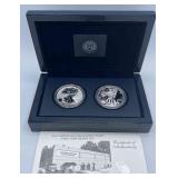 MMM224-US Mint 2013 American Eagle 2 Coin Silver Set