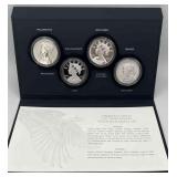 MMM237-US Mint American Liberty 225th Anniversary Silver 4 Medal Set