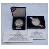 MMM282-2000 Library Of Congress Silver Dollars