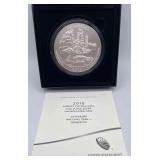 MMM324-1ea 2018, 5 Oz Fine Silver Coins America The Beautiful Series