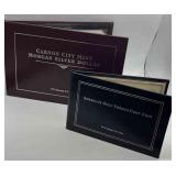 MMM338-1873 Carson City Mint Morgan Silver Dollar And An 1875 Seated Liberty 20 Cent Coin