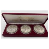 MMM342-1883,1884,1885 New Orleans Morgan Silver Dollars