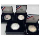 MMM366-2015 March Of Dimes-2017 Lions Clubs-2021 American Eagle Silver Dollars