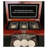MMM452 - THE COMPLETE FIRST-OF-YEAR-OF-ISSUE MORGAN SILVER DOLLAR MINT COLLECTION
