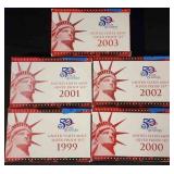 MMM493 - United States Mint Silver Proof Set (5)