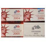 MMM494 - This Lot Contains The United States Mint 50 State Quarters Silver Proof Sets (4)