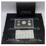 MMM393-7ea US Mint Siver Proof Sets 1993-1998