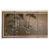 KVF051- Original 4-Panel Asian Painting 