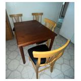 KVF082 Vintage Wood Dining Tables And Chairs