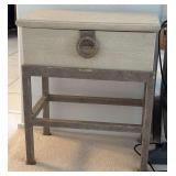 TTK019 - Wooden Nightstand With Storage Compartment