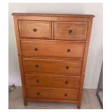 TTK039 - Wood Chest of Drawers