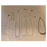TTK154 Genuine Pearl Necklaces & Bracelets 