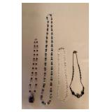 TTK155 Four Beautiful Beaded Necklaces 
