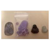 TTK161 Carved Jade Pieces & Beads For Jewelry Making 