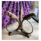 PFG022 Brass Parrot Shaped End Table Base