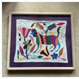 PFG057 Framed Crewel Art