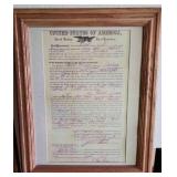 PFG063 - Original U.S. Citizenship Document