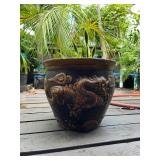 PFG072- Ceramic Dragon Pot