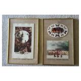 TOI042- (2) Framed Vintage 1982 Prints