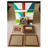 TOI043- Assorted Framed & Acyrlic Painting Artwork