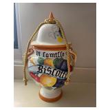 TOI074- Vintage Di Comillo Biscotti Jar