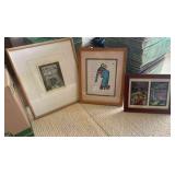 TOI082 - Three Framed Art Prints