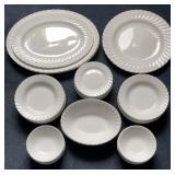 TOI112 - WEDGWOOD BONE CHINA 55-PIECE DISHWARE