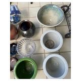 TOI126- Assorted Ceramic And Glass Pots