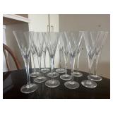 TOI132- Dozen Stuart Crystal Stemware