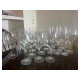 TOI133- Assorted Crystal & Glass Stemware