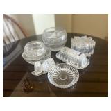 TOI135- Assorted Crystal Serveware