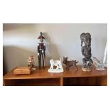 TOI142 - Various Collection Of Figurines And A Music Box