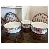 TOI182- Vintage Villeroy & Boch Ampola Serving Bowls
