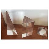 TOI185 Tiffany And Co. Crystal Paper Weights 