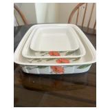 TOI196- Vintage Villeroy & Boch Ampola Bakeware