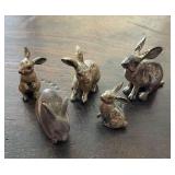 TOI199- Sterling Silver Bunnies 