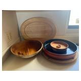 TOI216- Wooden Platters & Serverware