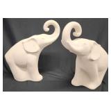 DFT005 - Pair Of Haeger Ceramic Elephants 