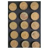 DFT080 - Great Britain Farthings (15 Coins)