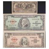 DFT096 - Vintage Cuba Paper Currencies (3)