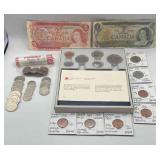 DFT102-Canadian Coin And Currency Smorgasbord 