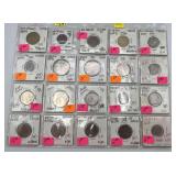 DFT120-Full Sheet Of 20ea Foreign Coins Page 4