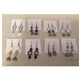 DFT331 Eight Pairs Of Myrna Lee Earrings New