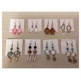 DFT332 Eight Pairs Of Myrna Lee Chang Earrings New