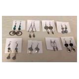 DFT335 Eight Pairs Of Myrna Lee Earrings New